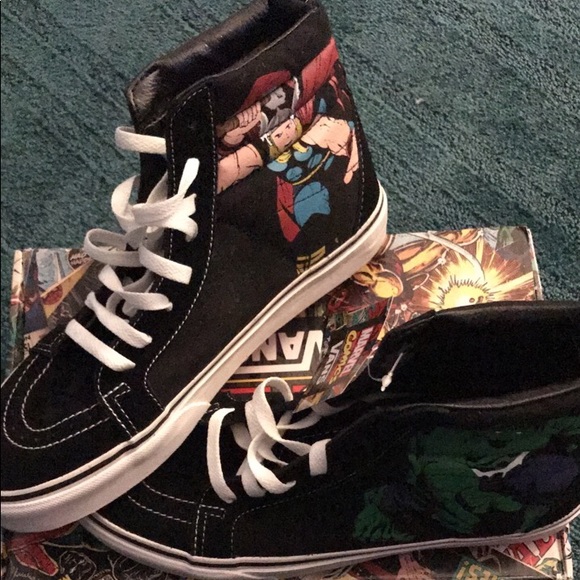 marvel vans high tops
